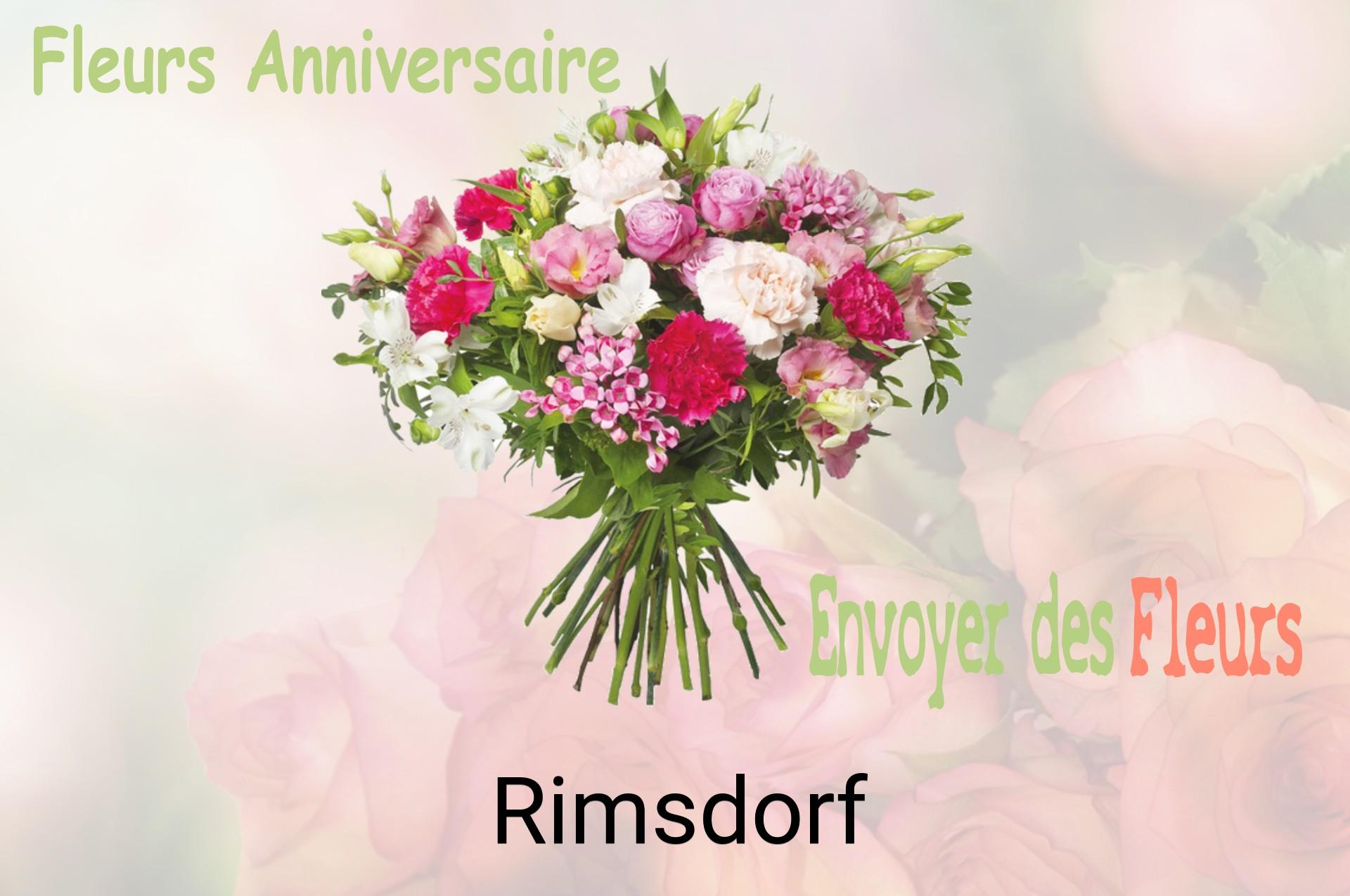 Bouquet de fleurs d’anniversaire livré à Rimsdorf